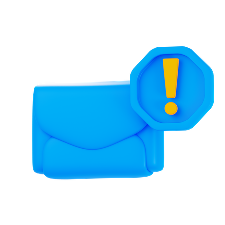 E-mail de spam  3D Icon