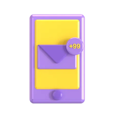 Spam Email Ilustracao 3 D Boa Para Design De Seguranca Cibernetica 3D Icon