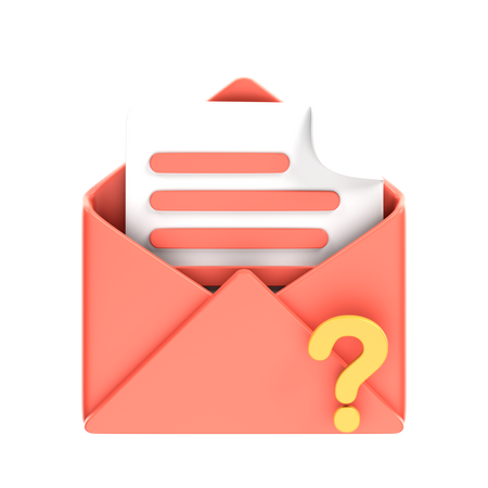 E-mail de suporte  3D Icon