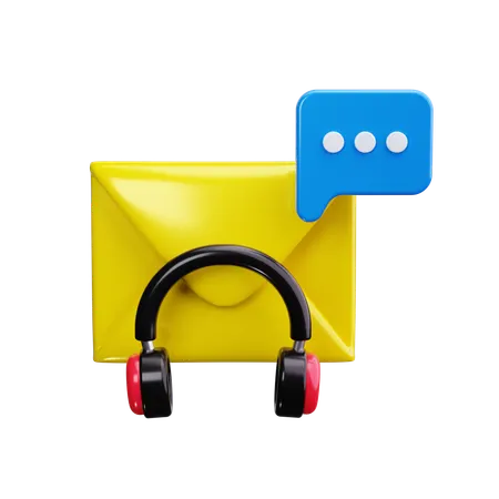 Email Support  3D Icon