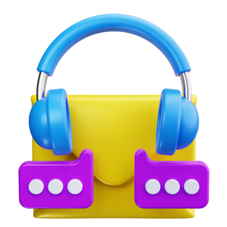 Email Support  3D Icon