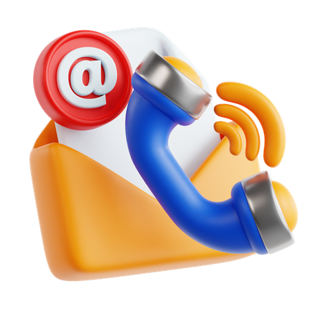 Email Support  3D Icon