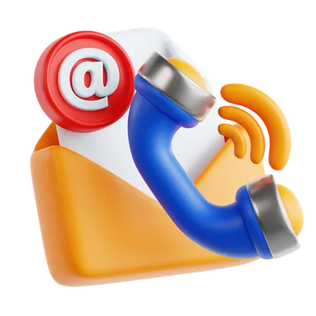 Email Support  3D Icon