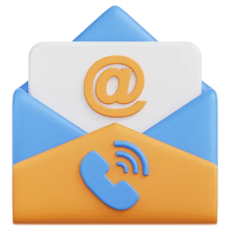 Email Support  3D Icon