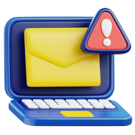 Email Threats  3D Icon