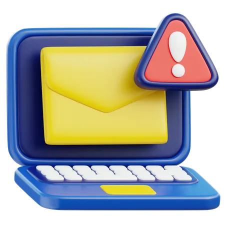 Email Threats  3D Icon