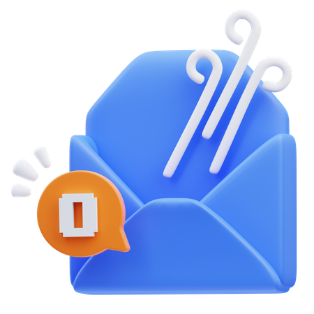 Email vide  3D Icon