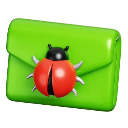 Email Virus  3D Icon