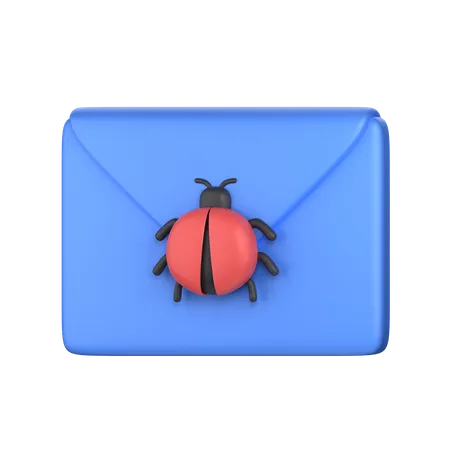 Email Virus  3D Icon