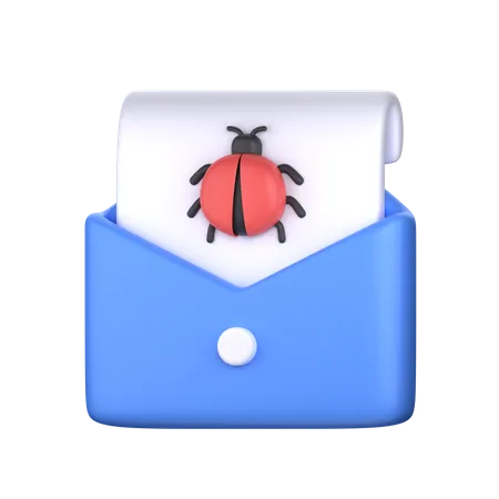 Email Virus 3D Icon