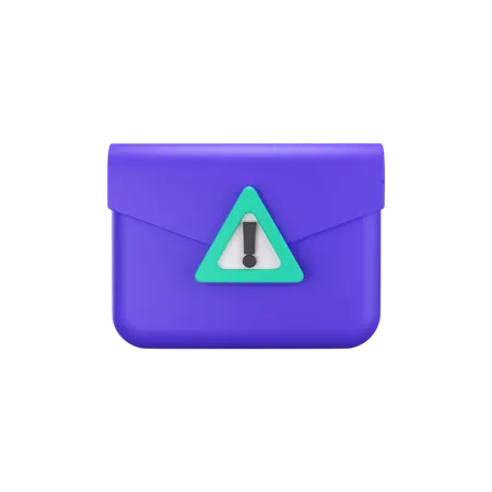 Email Warning  3D Icon