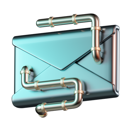 Worm de e-mail  3D Icon