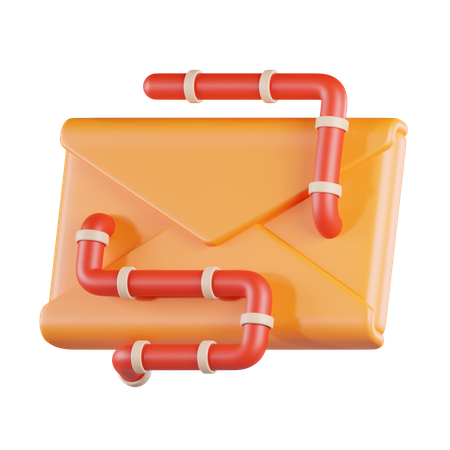 Email Worm  3D Icon