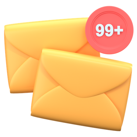 Emails  3D Icon