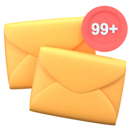 Emails  3D Icon