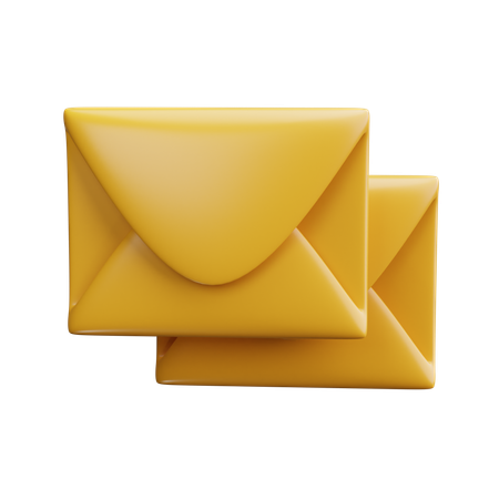 Emails  3D Icon