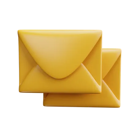 Emails  3D Icon