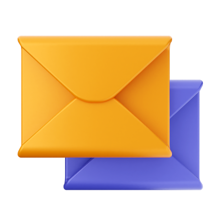 Emails  3D Icon