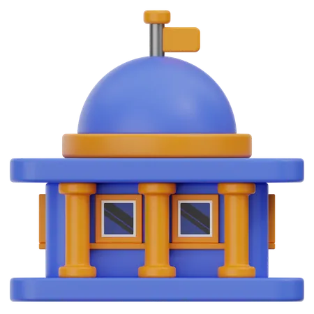 Embaixada  3D Icon