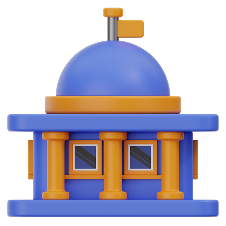 Embajada  3D Icon