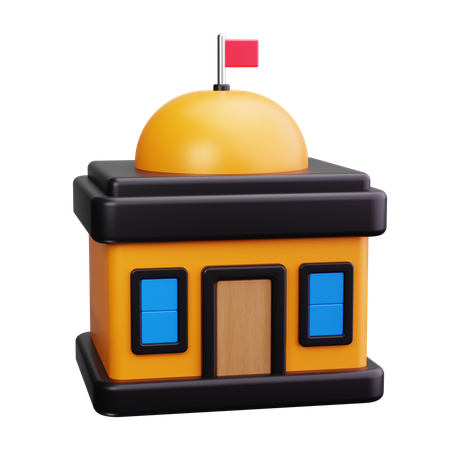 Embajada  3D Icon