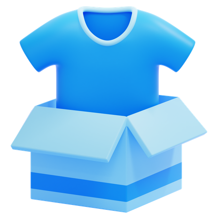 Embalaje de camisa  3D Icon