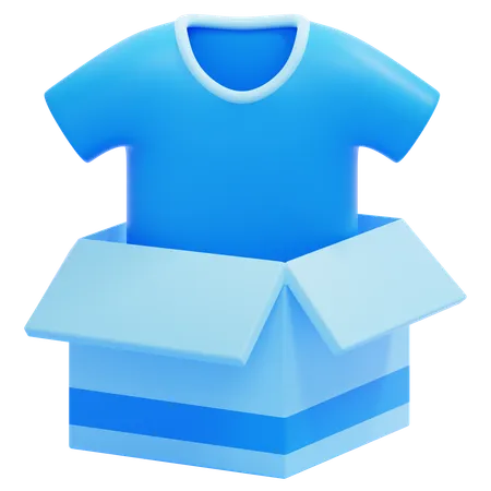 Embalaje de camisa  3D Icon