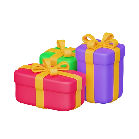 Emballage cadeau  3D Icon