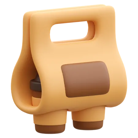 Emballage du café  3D Icon