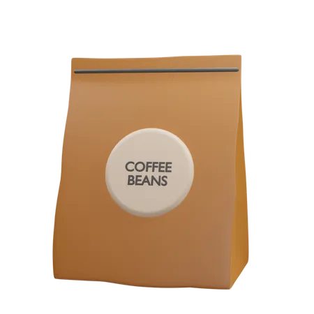 Emballage de grains de café  3D Icon