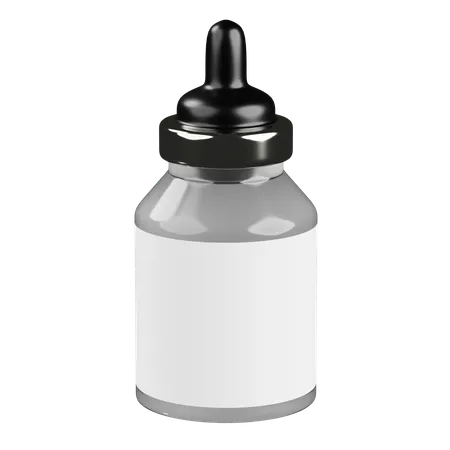 Emballage de bouteille de sérum  3D Icon