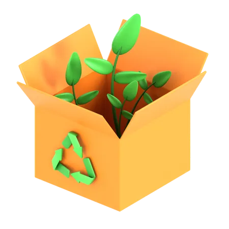 Emballage écologique  3D Icon