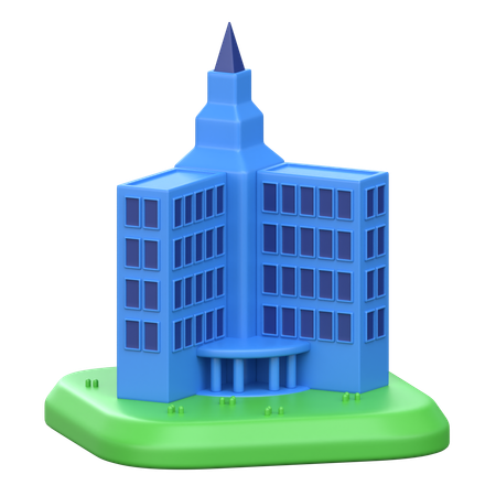 Embassy Building  3D Icon
