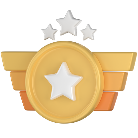 Distintivo alado  3D Icon