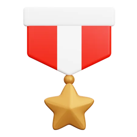 Distintivo de bronze  3D Icon