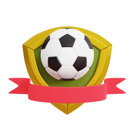 Distintivo de futebol  3D Icon