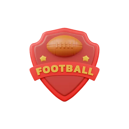 Distintivo de futebol  3D Icon