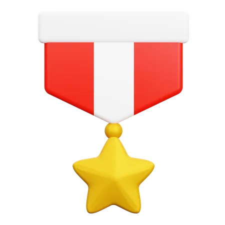 Distintivo de Ouro  3D Icon