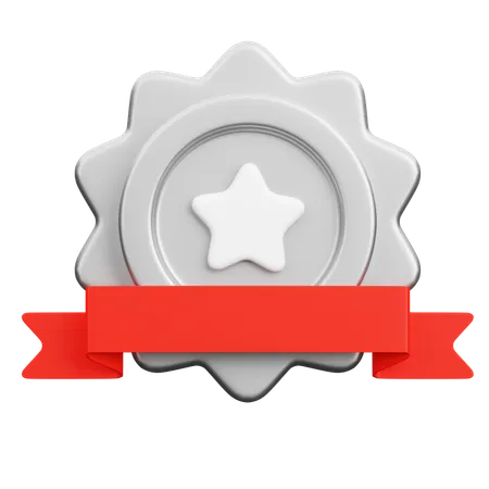 Emblema de prata  3D Icon