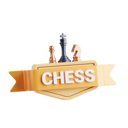 Emblema de xadrez  3D Icon