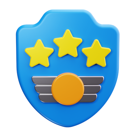 Emblema del ala  3D Icon