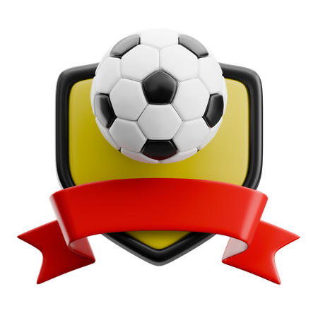 Emblema do campeonato de futebol  3D Icon