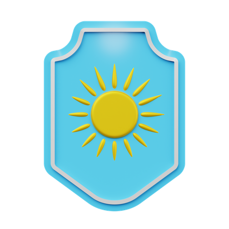 Emblema do castelo do sol  3D Icon