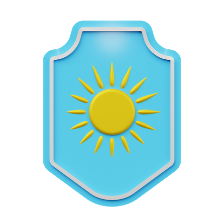 Emblema do castelo do sol  3D Icon