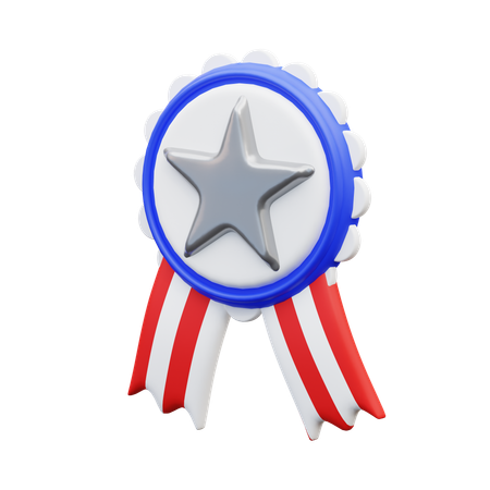 Distintivo dos EUA  3D Icon