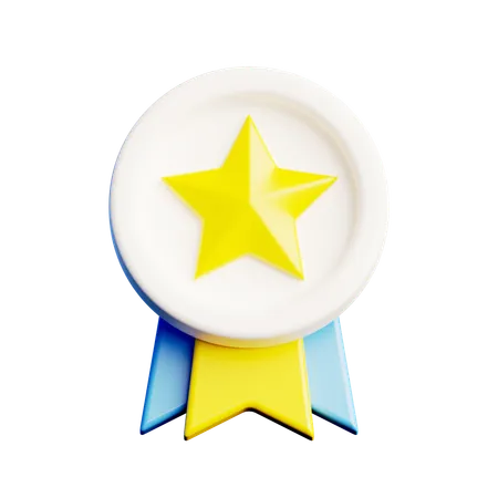 Distintivo de estrela  3D Icon