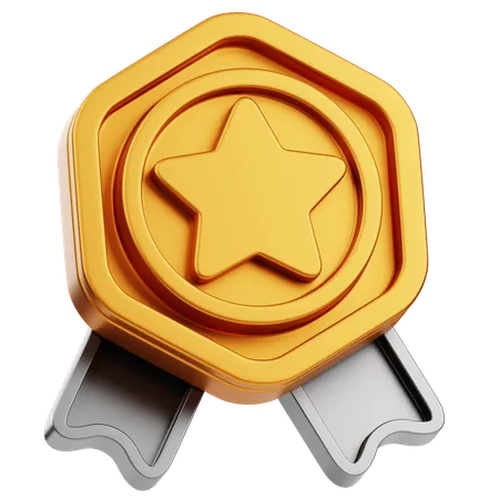 Distintivo de estrela  3D Icon