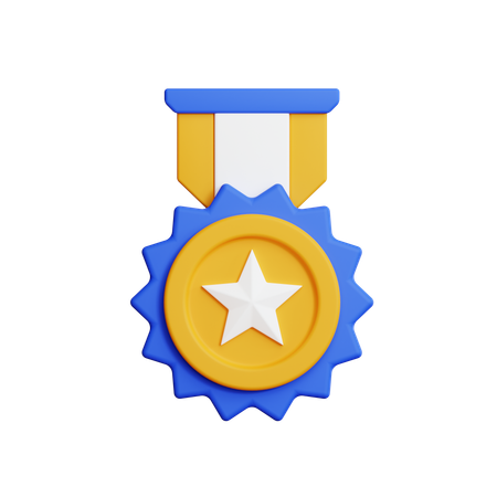 Distintivo de estrela  3D Icon