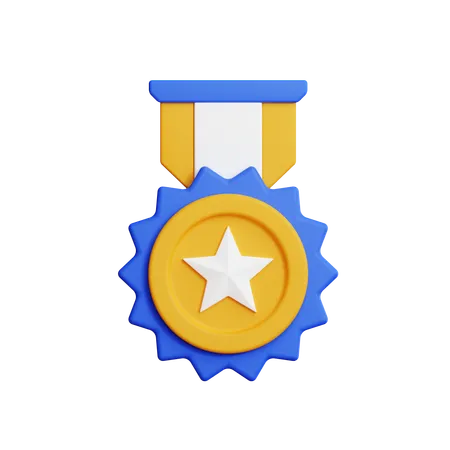 Distintivo de estrela  3D Icon