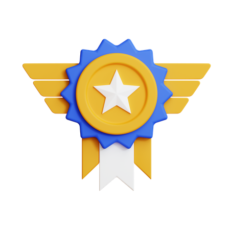 Distintivo de estrela  3D Icon